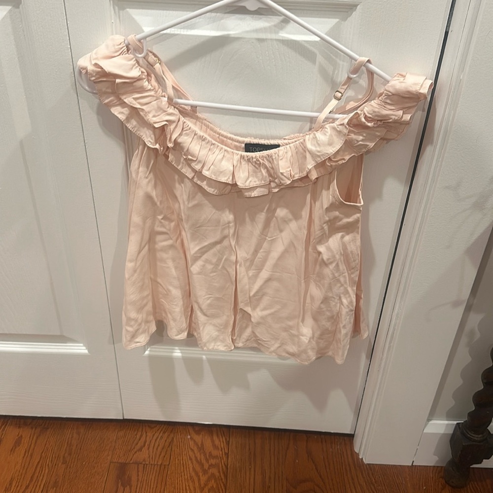 Top shop off the shoulder top
